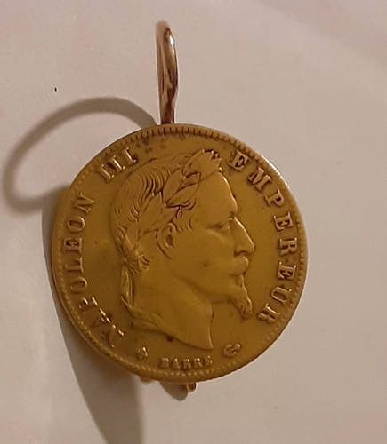 France 1867 gold francs - gold, 5