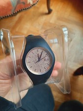 Montre Ice Watch Noire Rose Gold