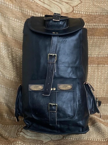 Sac dos cuir - À, en