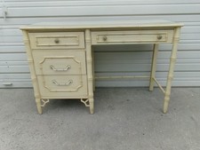 Fretwork faux bamboo desk - fretwork,