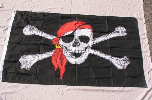 Drapeau pirate 155 sur - 155,