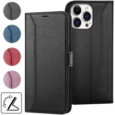 Sac Rabattable pour Apple IPHONE Rfid Etui Coque Portefeuille Slim Clapet Livre