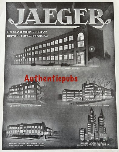 Publicite jaeger montre - publicite,