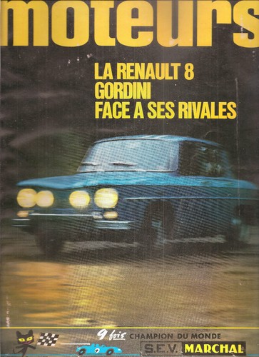 Moteurs 1966 gordini - moteurs, 58