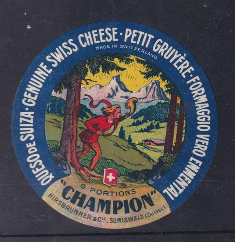 Ancienne étiquette fromage - ancienne,