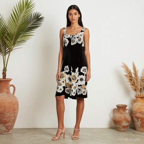 Soirée boho robe midi - boho,