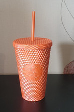 TUMBLER CAFE STARBUCKS COLLECTOR - ORANGE CLOUTEE - NEUF