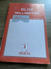 bloc papier millimetré Selecta
