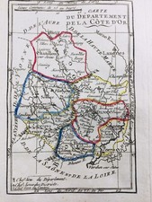 Côte d’Or en 1794 Meursault Volnay Corgoloin Arnay Le Duc Pouilly Sombrenon Is