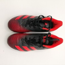 ADIDAS Predator à crampons moulés noires et rouges T36