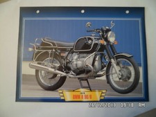 CARTE FICHE MOTO BMW R 90/6 1973