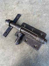 Ancien  verrou en fer pour