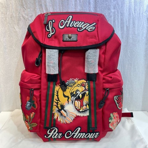 Gucci sac dos toile - dos, en