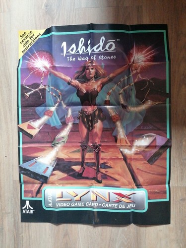 Poster jeu notice vidéo - , atari