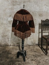 Paletot Ancien En Velour Femme