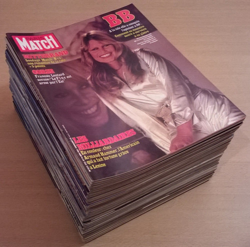 Paris match année - année, 1983