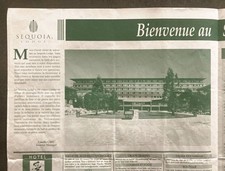 Euro Disney -Brochure d'informations du Séquoia Lodge- 1992 RARE