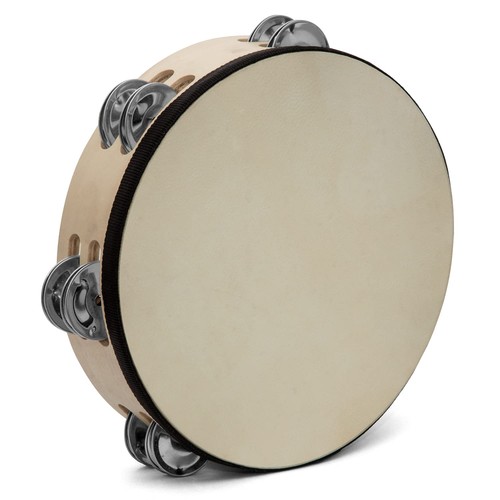 Tam98 tambourin en bois - tam98-10-bk,