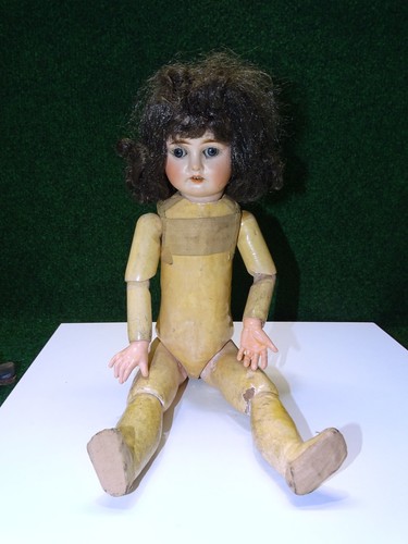 Poupee tete porcelaine bouche - -poupee,