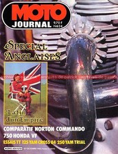 MOTO JOURNAL  624 MATCHLESS 350 G3 LS YAMAHA YZ 125 TY 250 HONDA VF 750 F NORTON