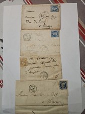 Lot 4 lettres anciennes XIXe