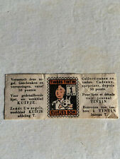 POINT CHÈQUE TIMBRE TINTIN