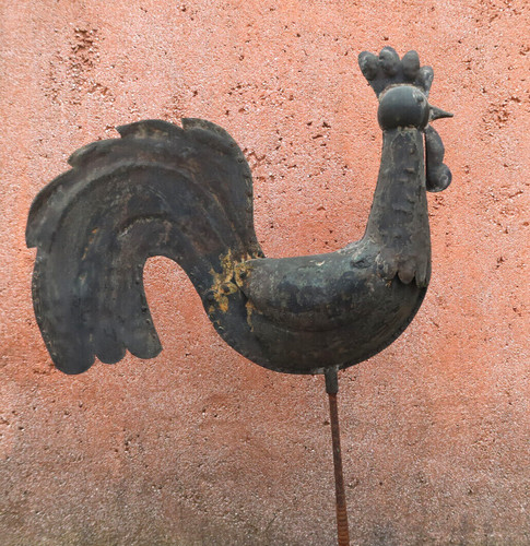 Tres ancien coq clocher - coq,