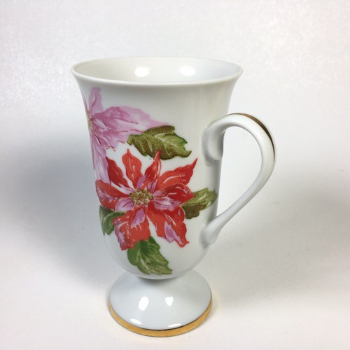 Pink poinsettia pedestal - pink,