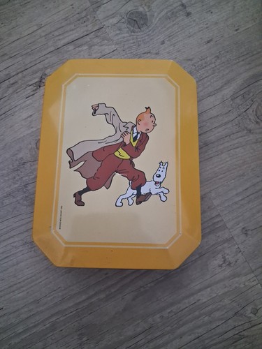 Tintin boite gateaux - tintin-,