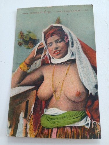 Carte femme arabe seins nus - arabe,