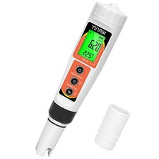 pH Mètre Électronique, Testeur 4 en 1 pH EC TDS pour Hydroponie, pH EC TDS PPM S