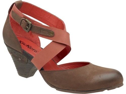 Kickers pompe willow marron - willow,