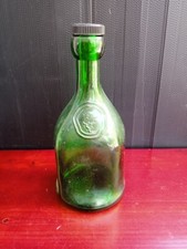 bouteille en verre vintage verte vide 75 Cl