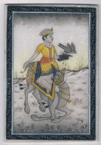 Peinture miniature moghol - peinture, du