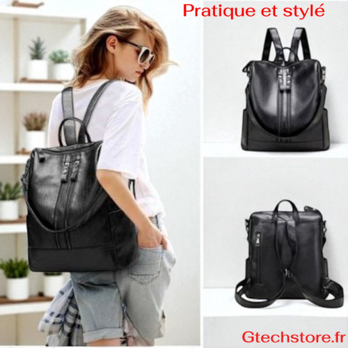 Sac dos femme cuir souple - à,