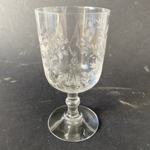 Ancien verre pied jeanne - ancien, a