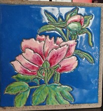 lave émaillée "La Pivoine "