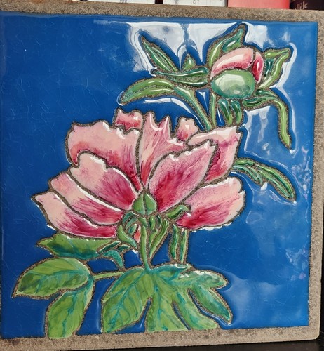 Lave émaillée pivoine - lave, "la