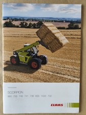 Tracteur Chargeurs Claas Scorpion Prospectus Brochure