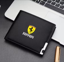 Portefeuille Court Ferrari En Cuir Synthétique Homme