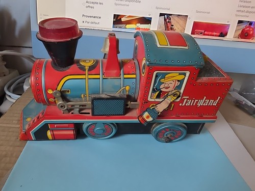 Petit train jouet metal - en,