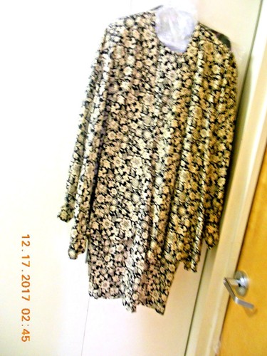 Pieces dress and - dress, silk