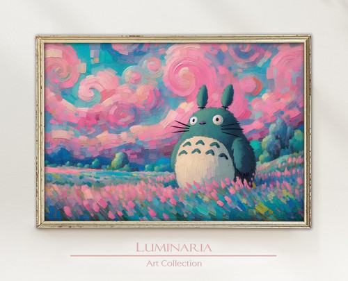 Neighbor totoro inspired art - neighbor,