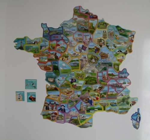 Magnet gaulois carte de - le,