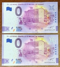2021 LE ROVE CHÉVRES BILLET 0 EURO SOUVENIR NORMAL + ANNIVERSARY BANKNOTE MONEY