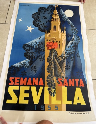 Affiche ancienne semana - semana, santa