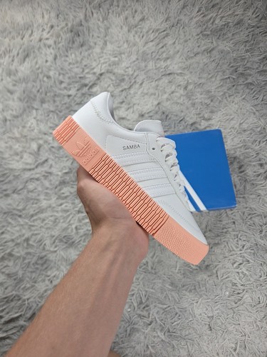 Adidas samba rose - rose, blanc