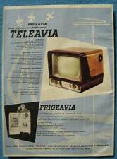 Publicité Papier - Téléviseur Téléavia Et Technique Du Froid Frigeavia De 1958