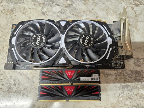 Msi radeon 580 armor - armor, oc