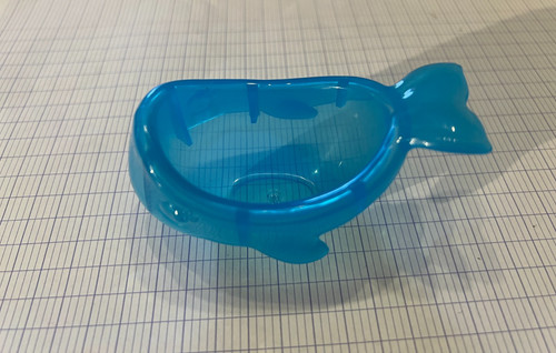 Baignoire bleue forme de - forme,